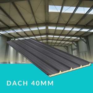 Płyta Warstwowa Dachowa 40mm - 2 gat. od Ręki
